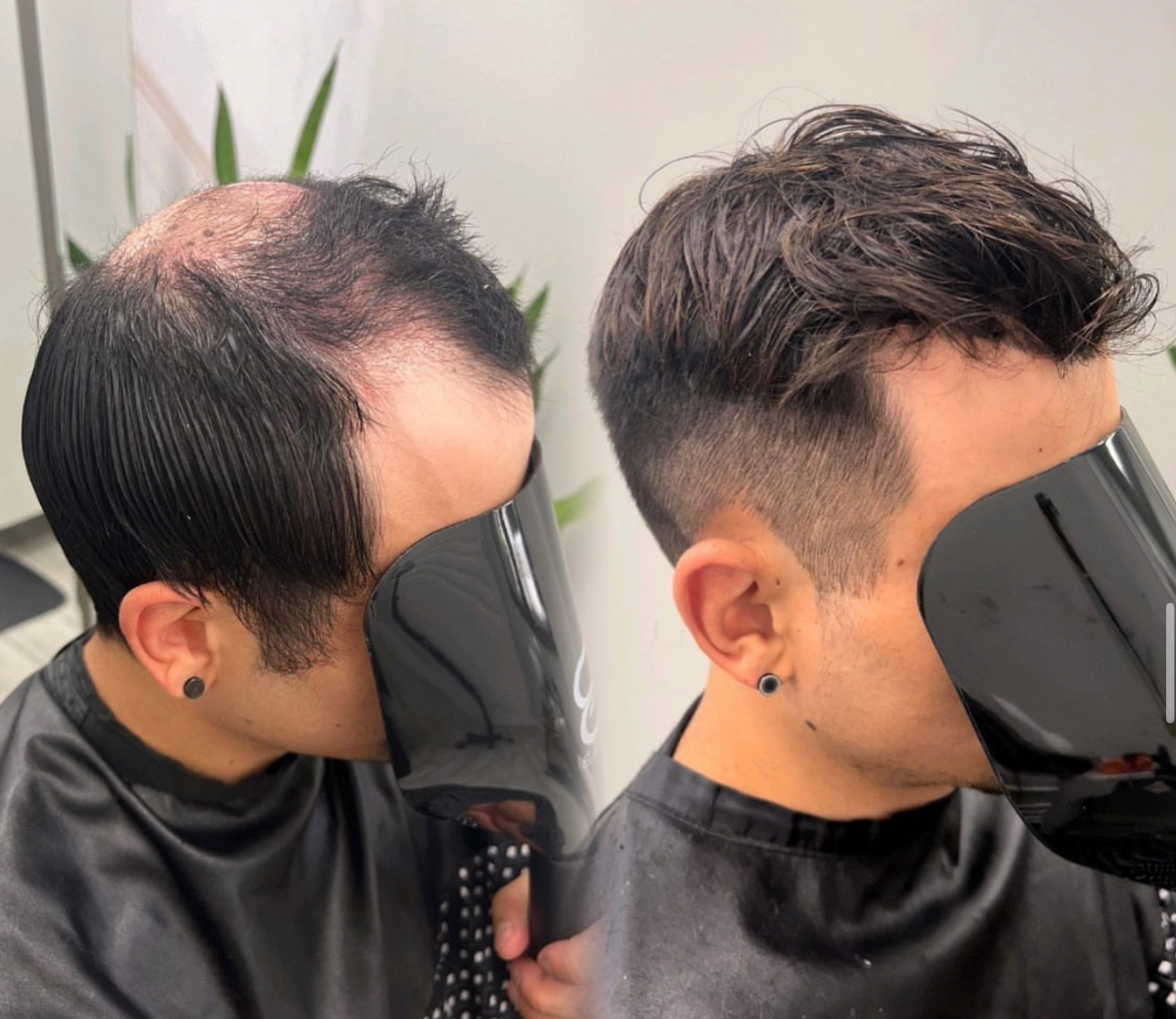 Men's hair system style inspiration