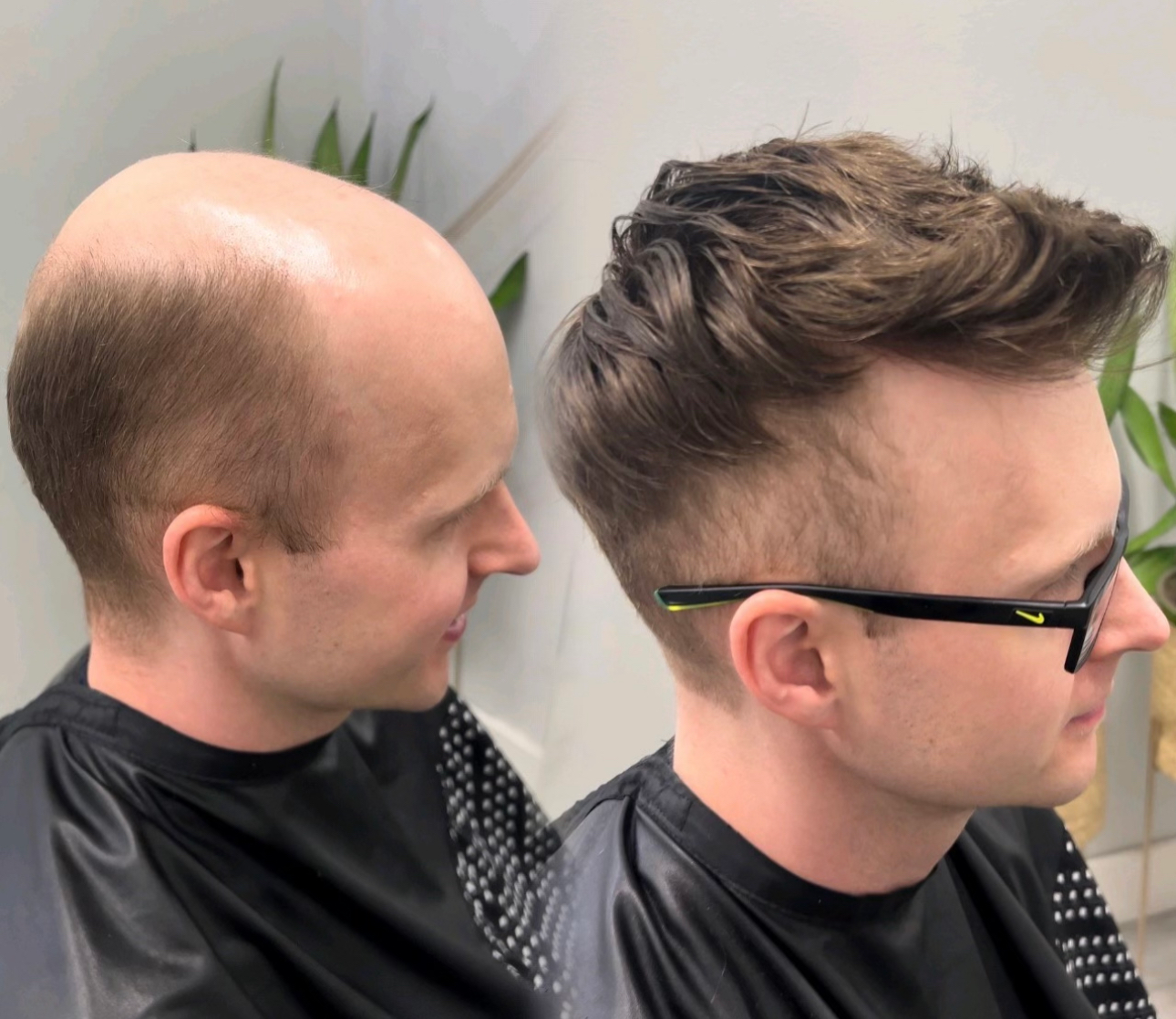 Men's hair system style inspiration