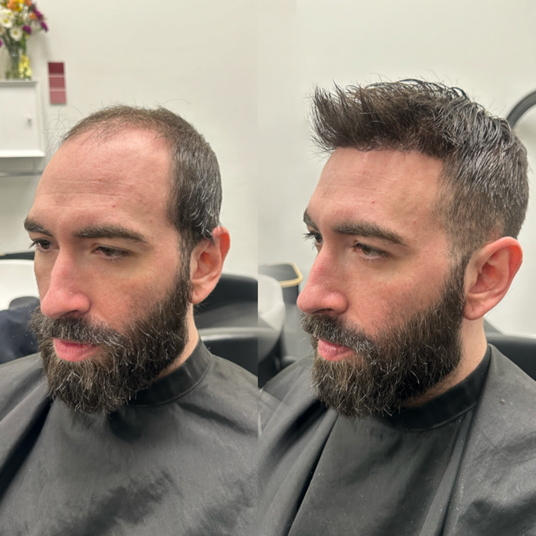 Men's hair system style inspiration