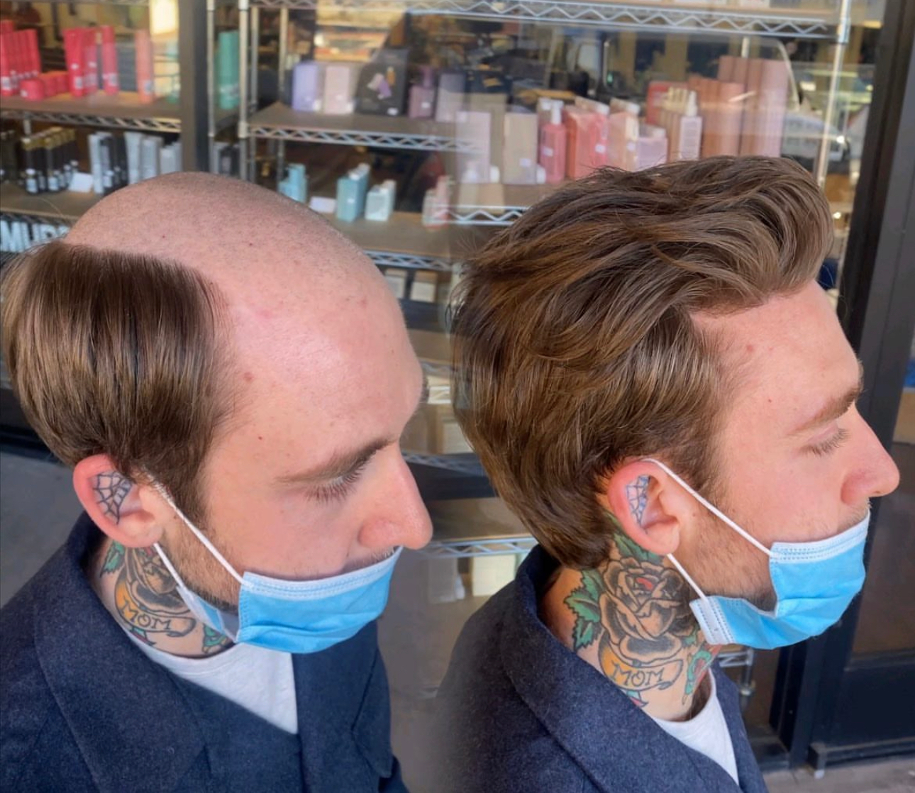 Hair system consultation style inspiration