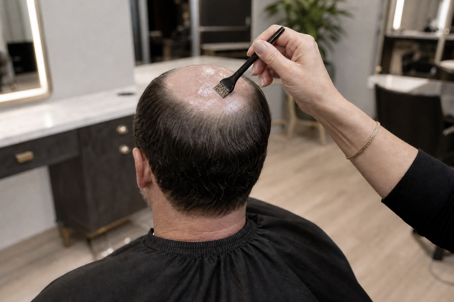 Hair system preparation
