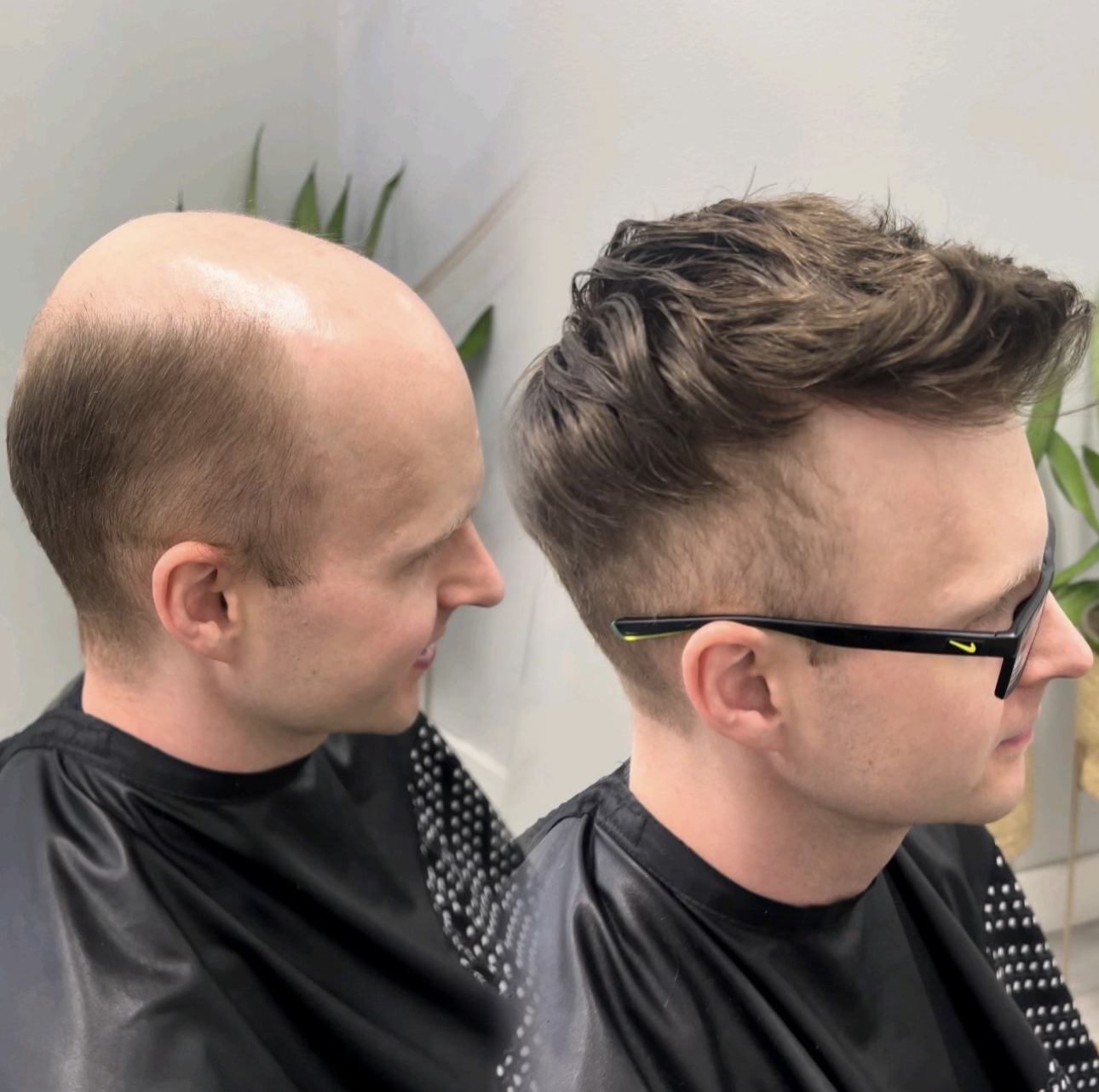 Men's hair system style inspiration